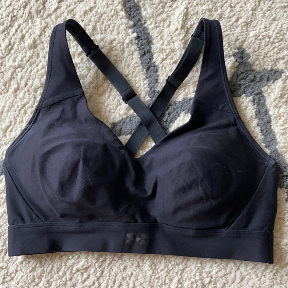 Under Armour Black Padded Sports Bra